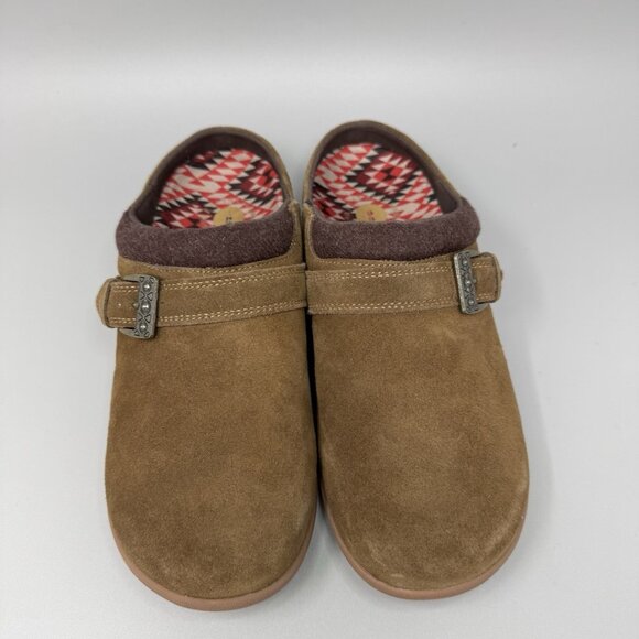 Revitalign Ashley Desert Slip On Shoes Brown Suede Size 7.5B Womens - Picture 5 of 9